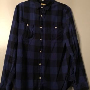 Blue Aeropostale Flannel